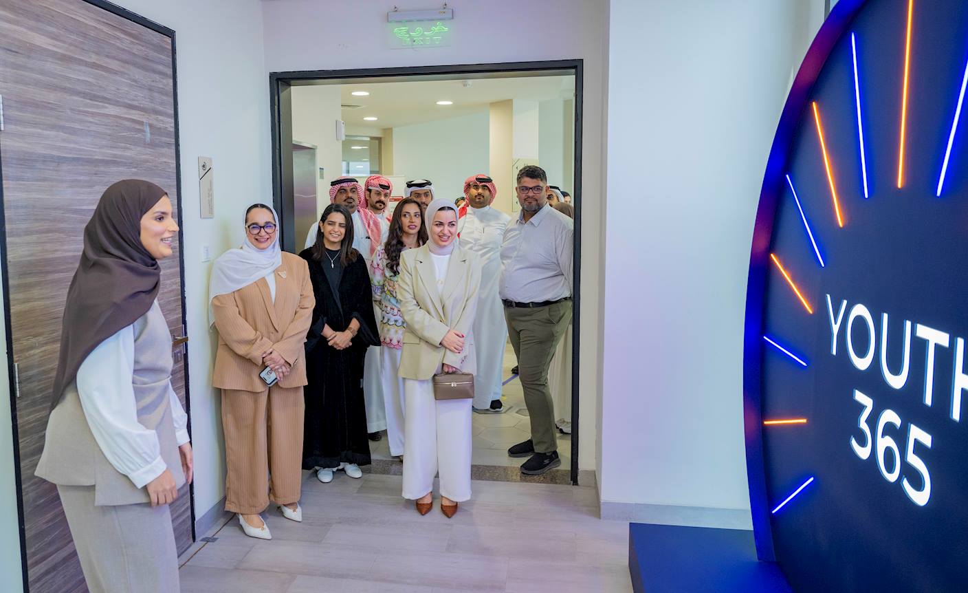 وزيرة شؤون الشباب تفتتح مساحة "شباب 365" في مركز مدينة حمد الشبابي النموذجي