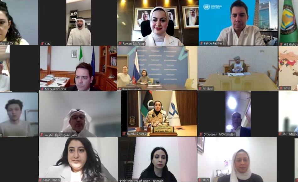 وزيرة شؤون الشباب تترأس الاجتماع الأول للشبكة العالمية الداعمة لتنافسية الشباب "شبكة الأمل"