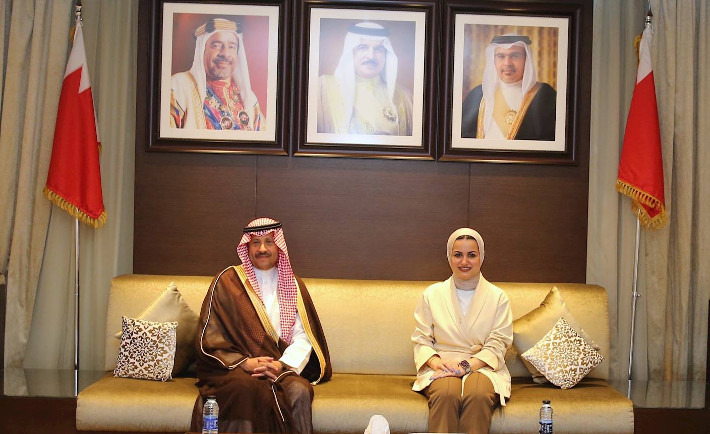 وزيرة شؤون الشباب تبحث تعزيز التعاون الشبابي مع سفير المملكة العربية السعودية لدى مملكة البحرين
