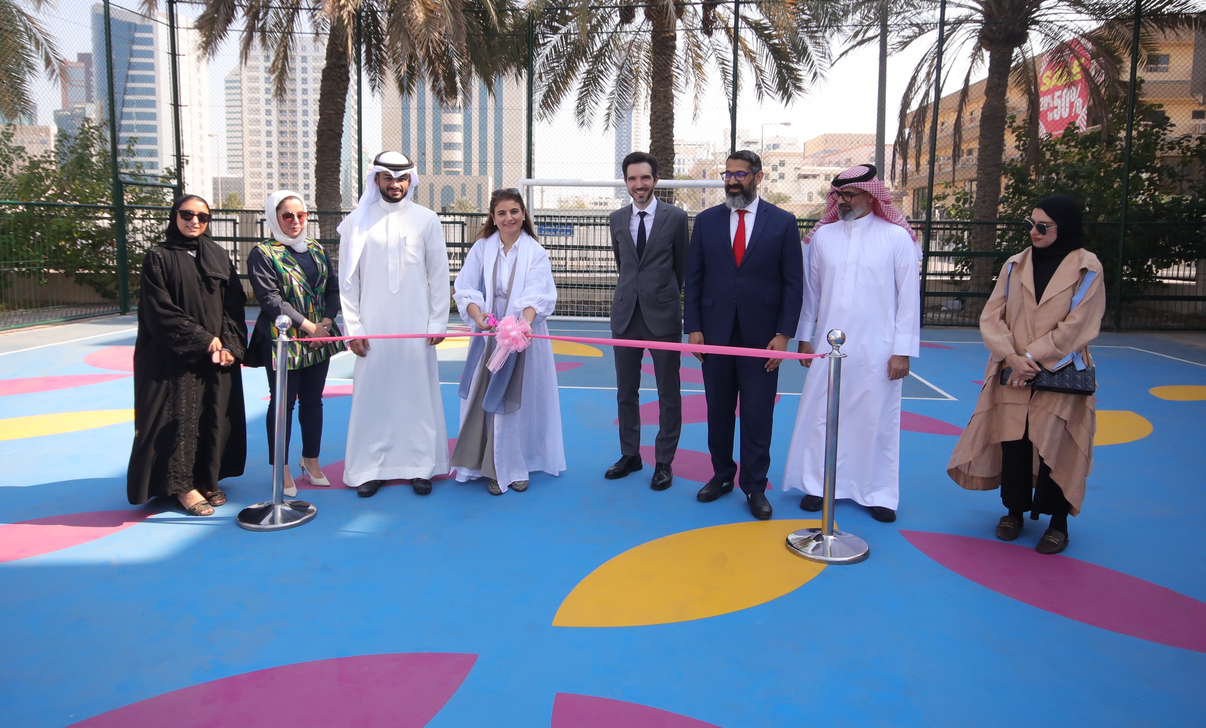 افتتاح ملعب الفريج في حديقة رأس رمان بدعم من " جي إف إتش المالية"