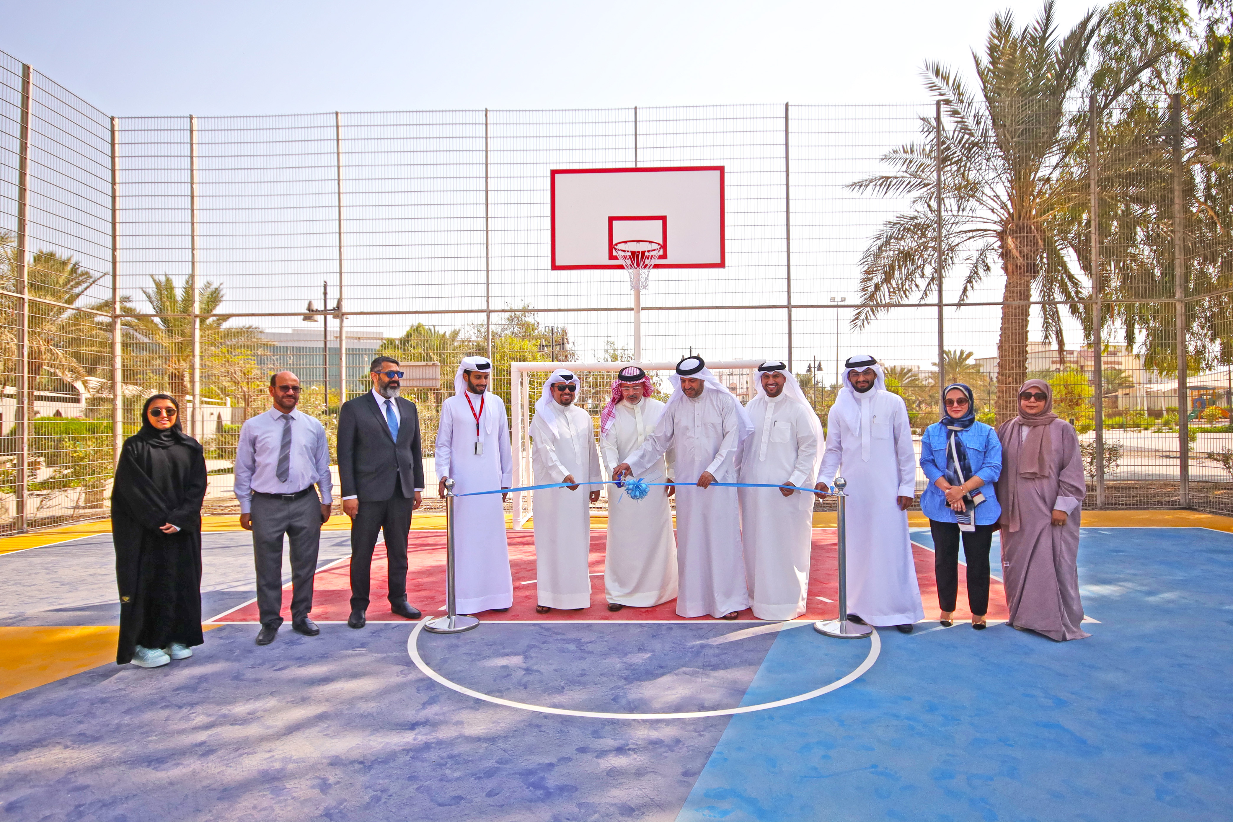 بدعم من بتلكو افتتاح ملاعب الفريج في حديقتي خليفة الكبرى وابن الجزري