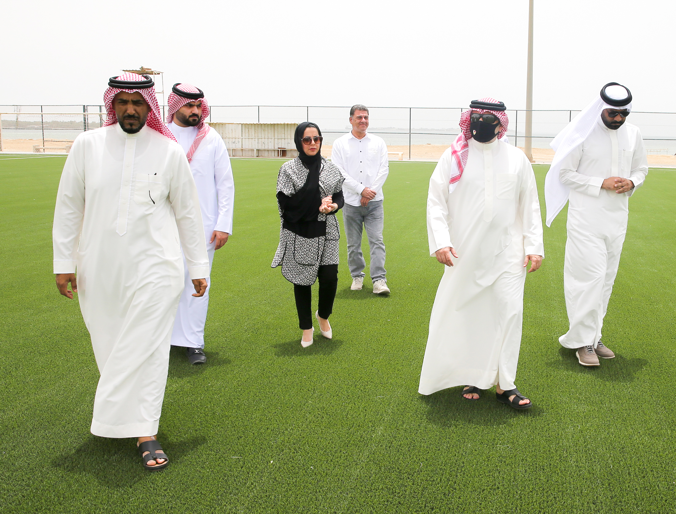 "الشباب والرياضة" تستكمل استبدال العشب الصناعي في ملعبي المالكية والبديع