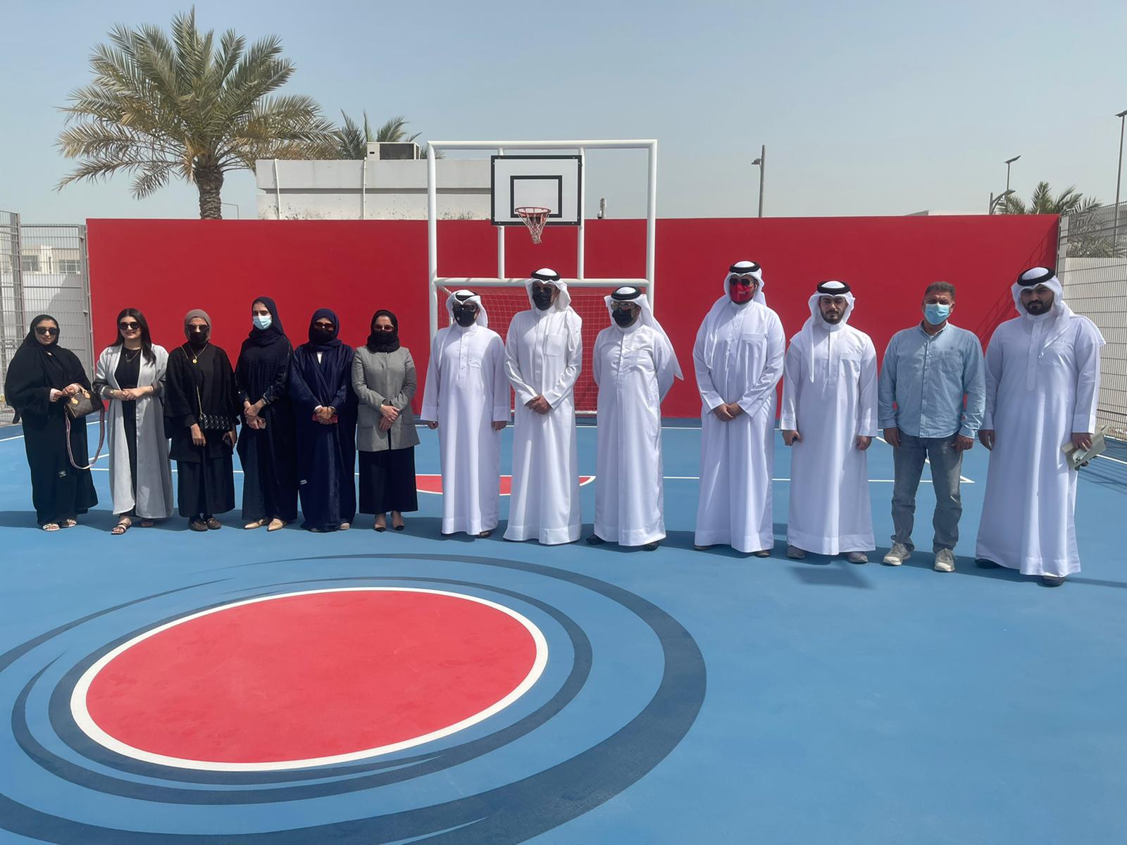 افتتاح ملعب البسيتين ضمن مبادرة "ملاعب الفريج"