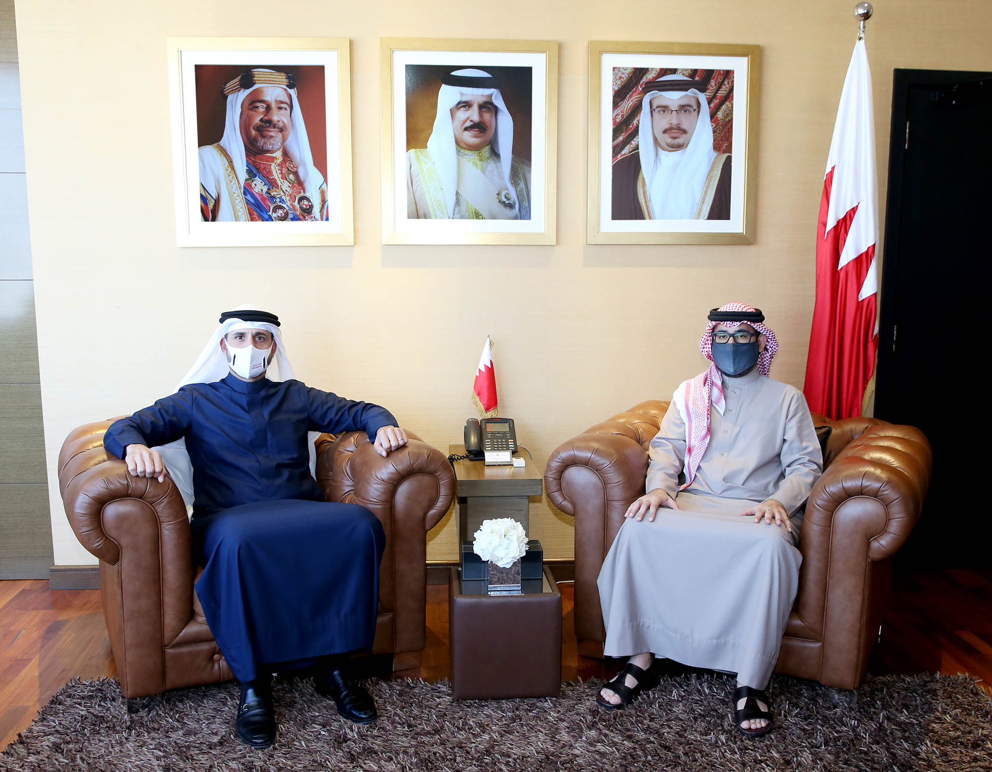 المؤيد يستقبل سفير البحرين لدى دولة إسرائيل