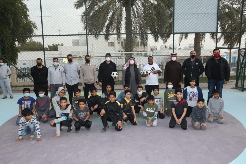 افتتاح ملعب حديقة عين قصاري ضمن مبادرة "ملاعب الفريج"