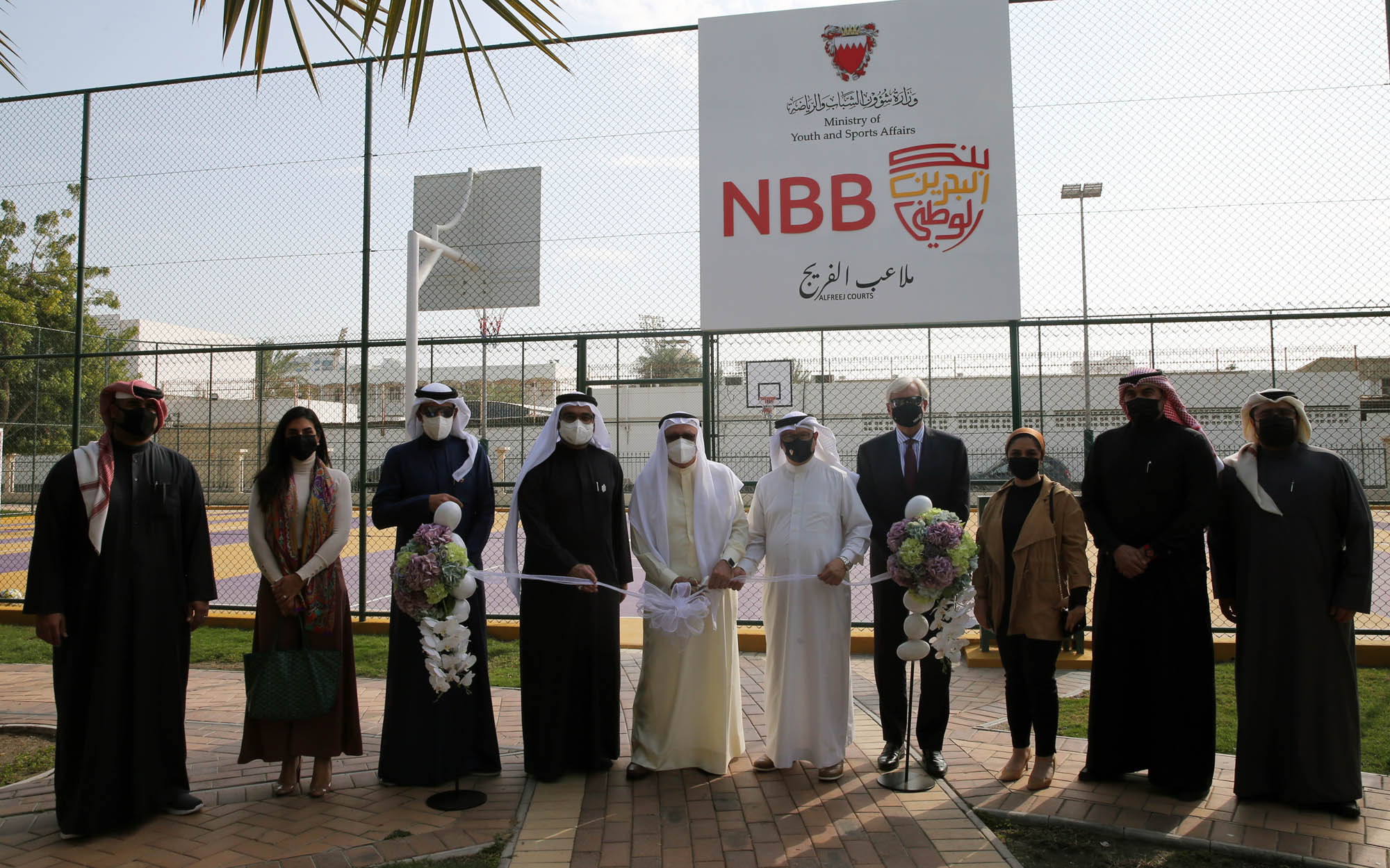 فاروق المؤيد وعسكر يفتتحان ملاعب حديقة أبوغزال وعين قصاري والبسيتين