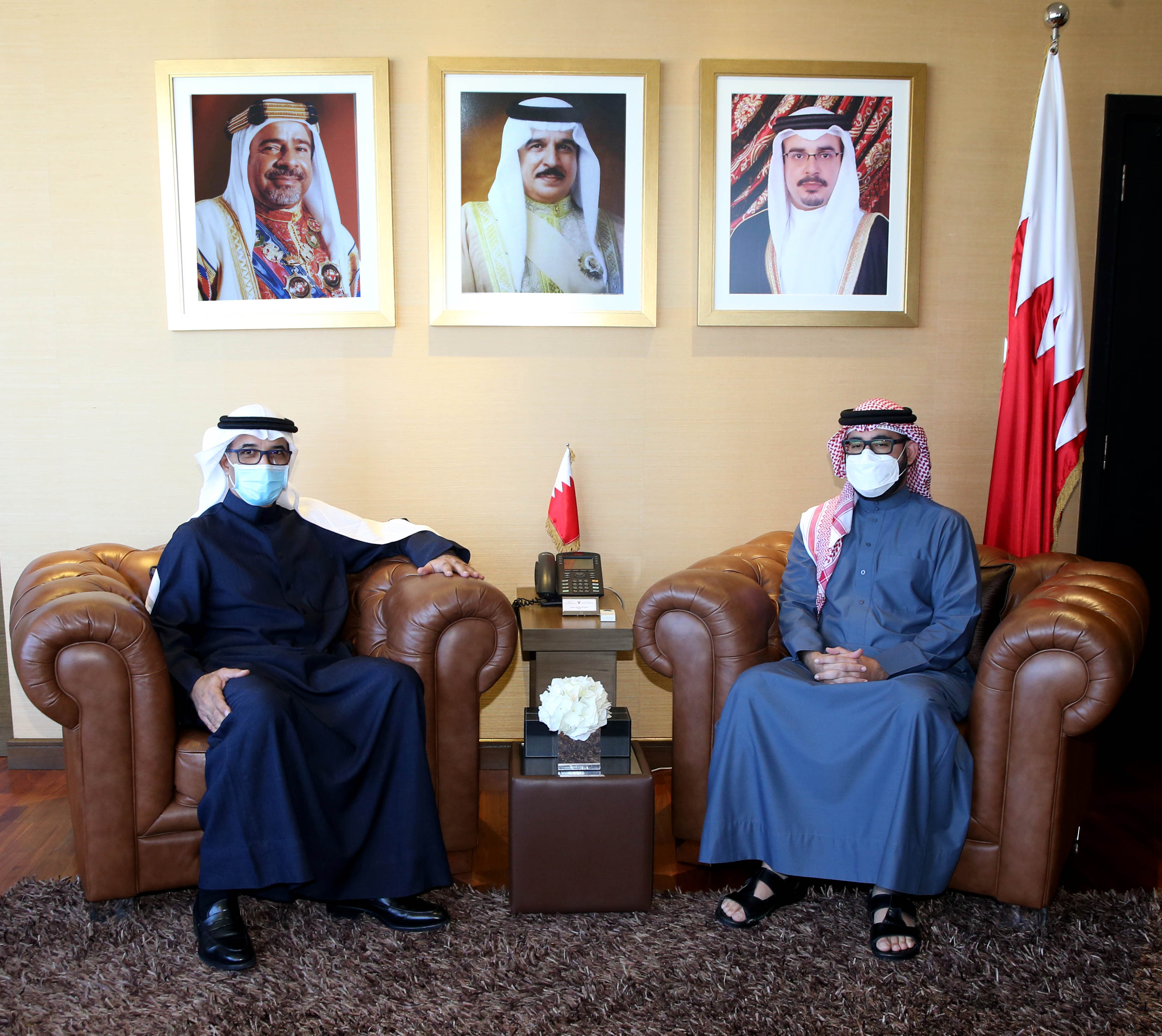 المؤيد يبحث التعاون مع الجمعية البحرينية للطب الرياضي والعلوم الرياضية