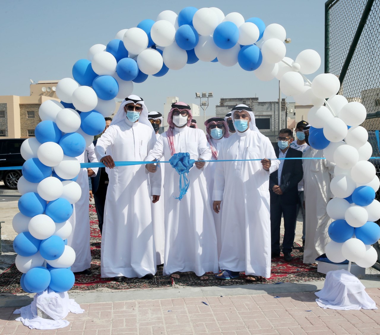 المؤيد يفتتح ملاعب مركز تمكين شباب أبوقوة