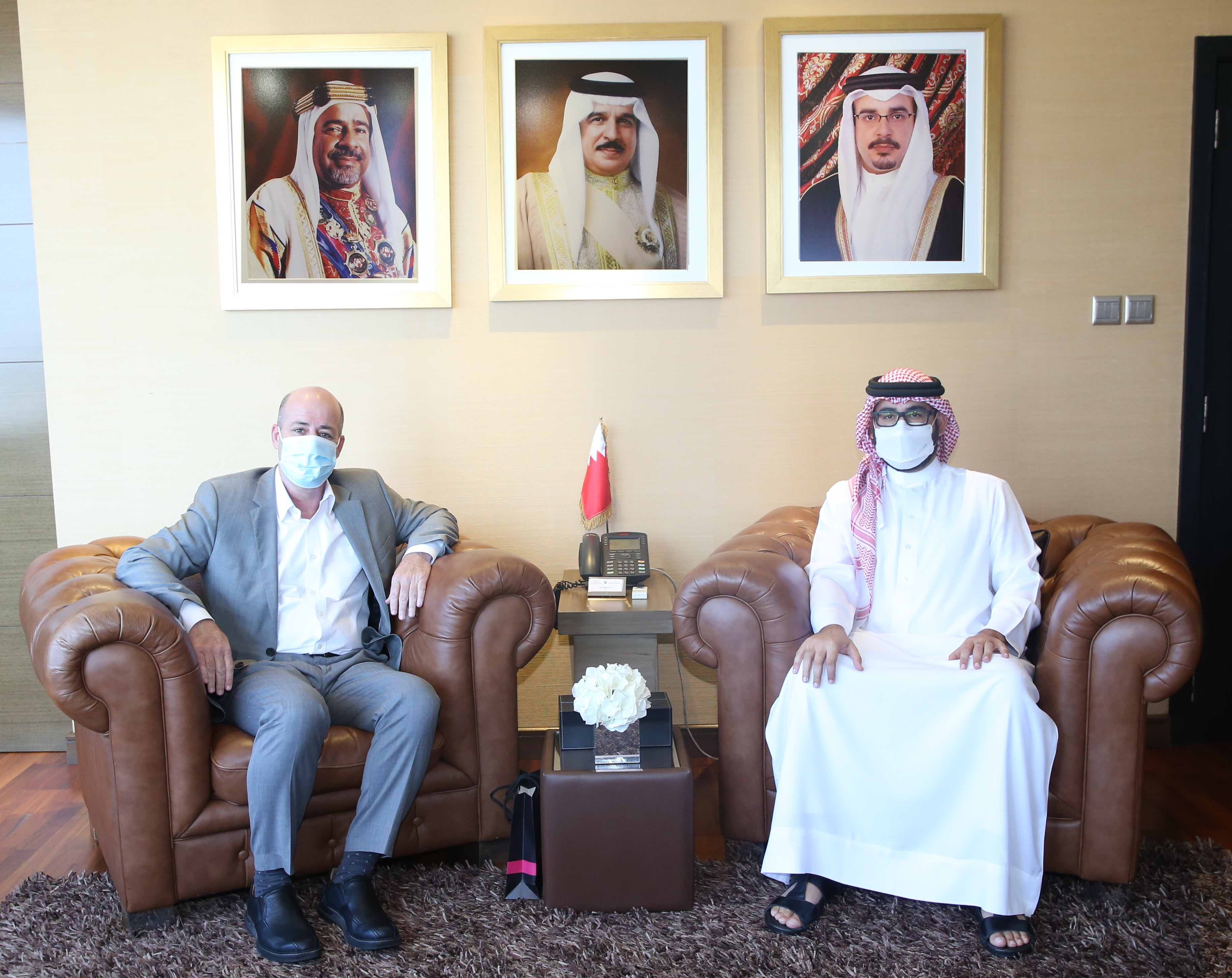 المؤيد يبحث مع القائم بأعمال سفارة دولة إسرائيل التعاون الشبابي