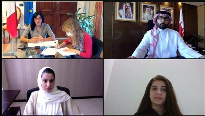 المؤيد يبحث مع وزيرة سياسة الشباب بإيطاليا التعاون المشترك