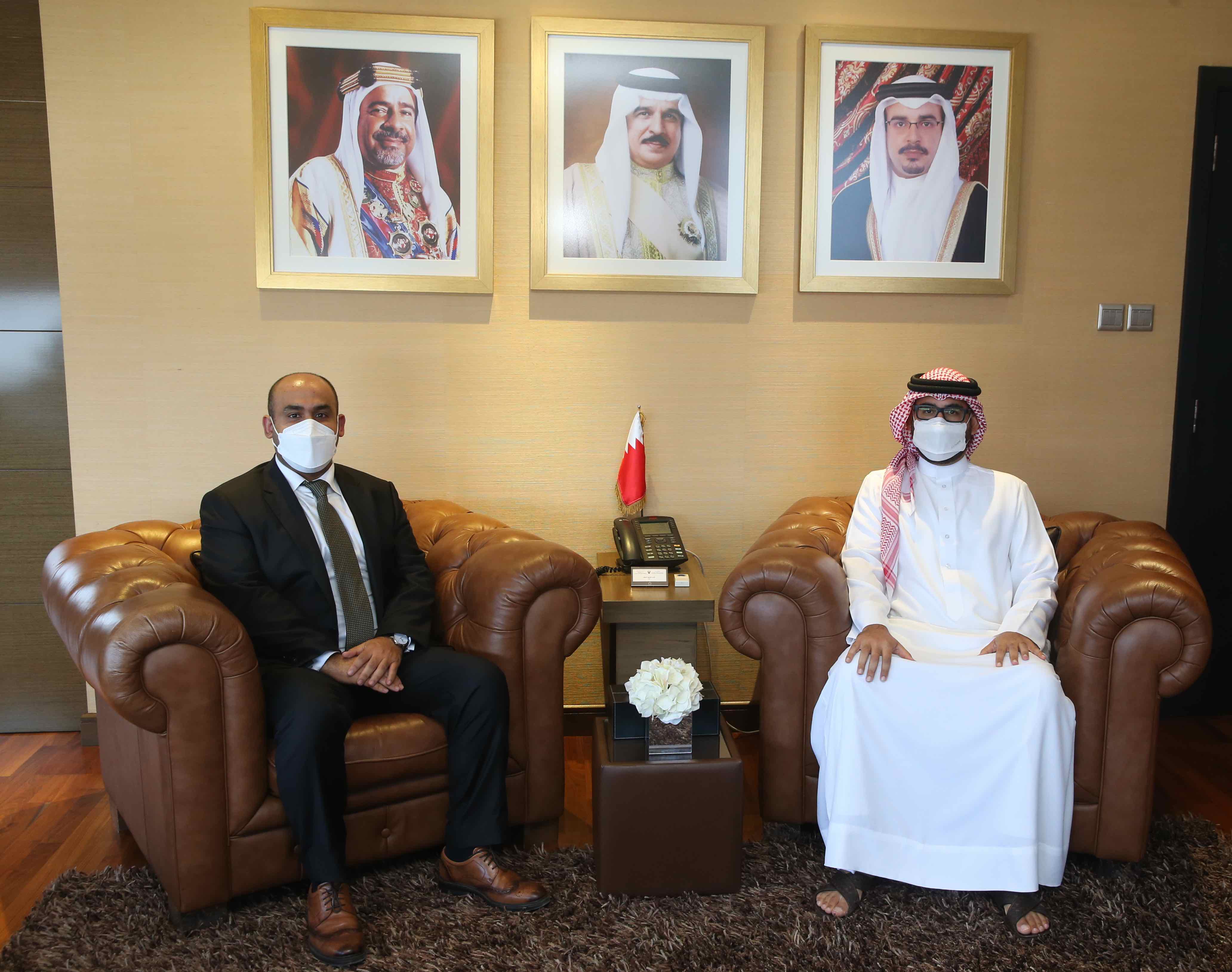 وزير الشباب والرياضة يستقبل سفير مملكة البحرين المعين لدى البرازيل