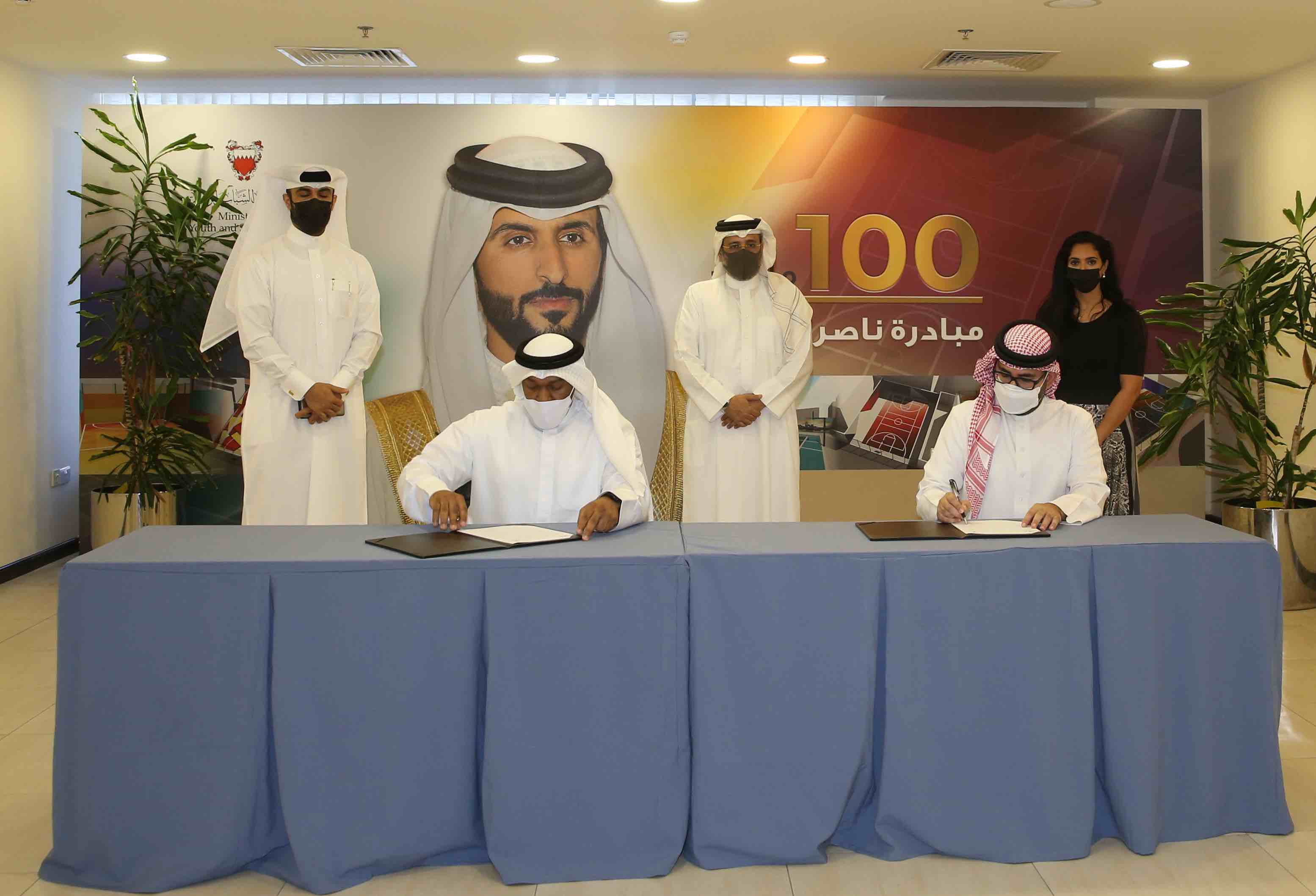 "الشباب والرياضة" أكاديمية فتنس يوقعان اتفاقية انشاء ملاعب الفرجان