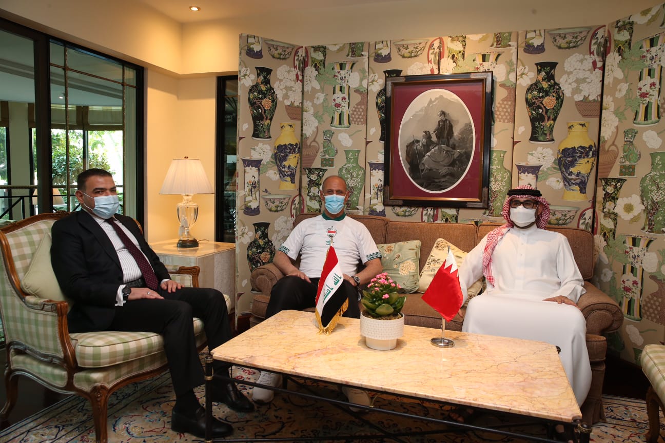 المؤيد يستقبل وزير الشباب والرياضة العراقي