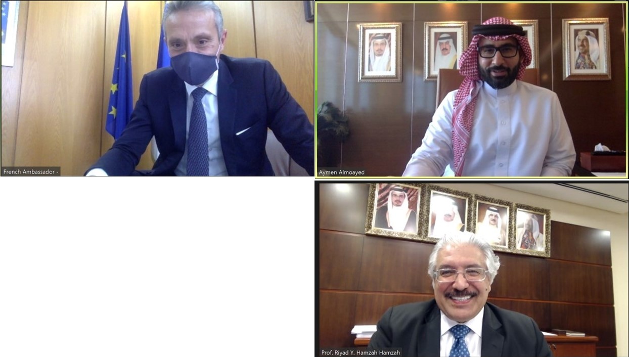 المؤيد يطلع على تعاون جامعة البحرين مع الجامعات الفرنسية في التربية الرياضية