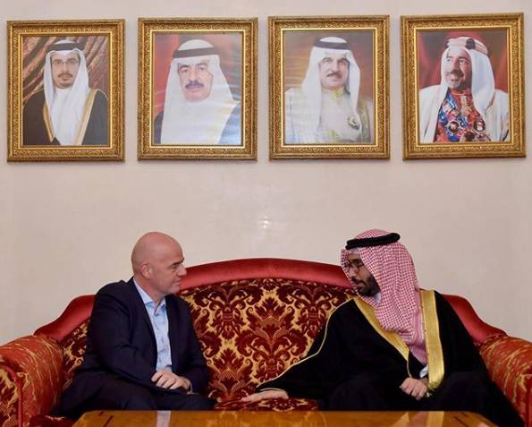‏FIFA President Gianni Infantino Arrived In The Country On Monday Morning For A Visit To The Kingdom