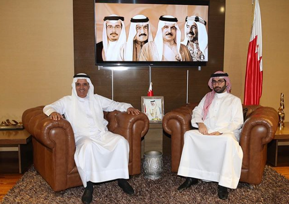 Minister Of Youth And Sports Affairs Aymen Twfeeq AlMoayed Received Chairman Of The Board Of Directors Of BBK