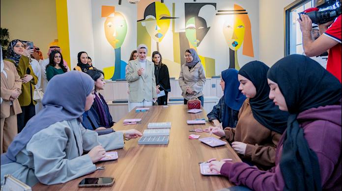 وزيرة شؤون الشباب تفتتح مساحة "شباب 365" في مركز مدينة حمد الشبابي النموذجي
