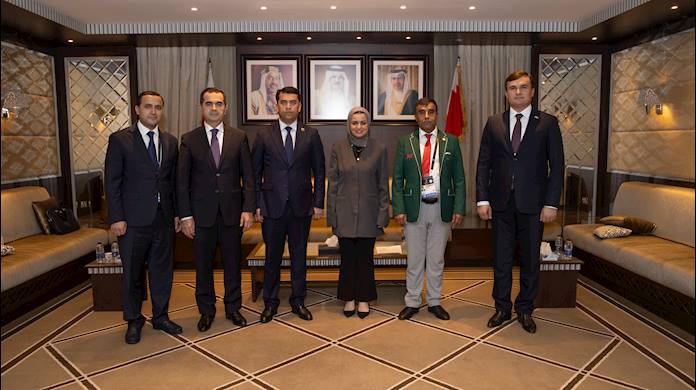 وزيرة شؤون الشباب تجتمع برئيس لجنة شؤون الشباب والرياضة في جمهورية طاجيكستان