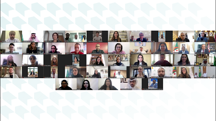 وزيرة شؤون الشباب تترأس الاجتماع الافتراضي الثاني لشبكة الأمل